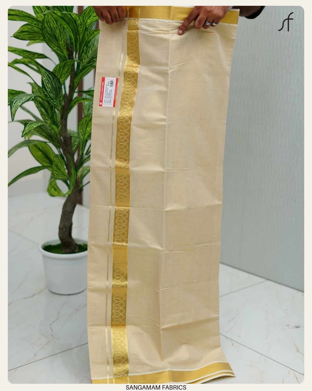 JACQUARD PATTERN DOUBLE MUNDU