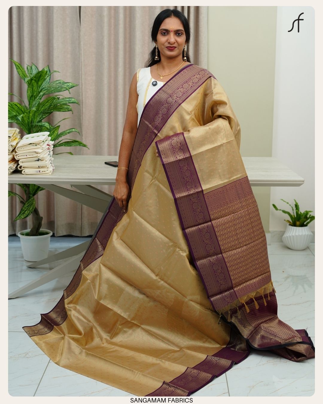SEMI TISSUE SILK SAREE