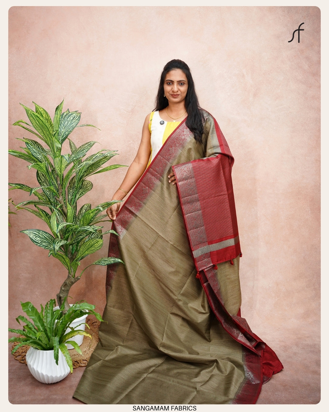 SEMI JUTE BANARASI SAREE