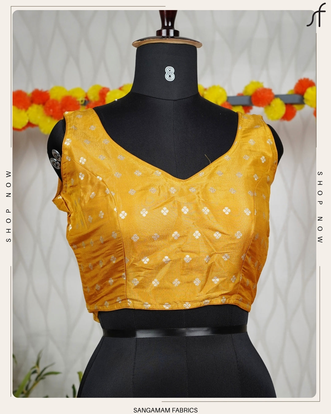 BANARASI BUTTA WOVEN TISSUE BLOUSE