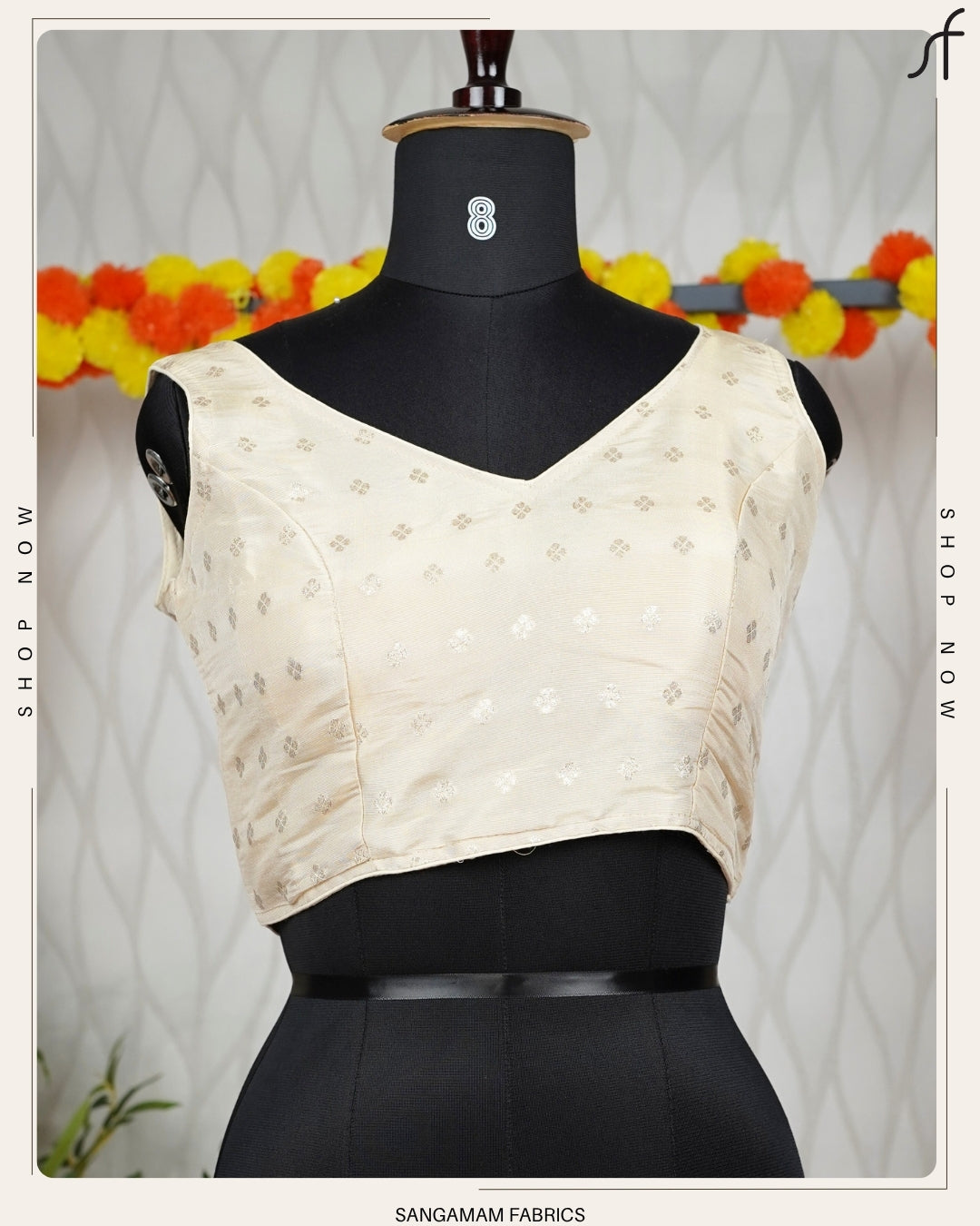 BANARASI BUTTA WOVEN TISSUE BLOUSE