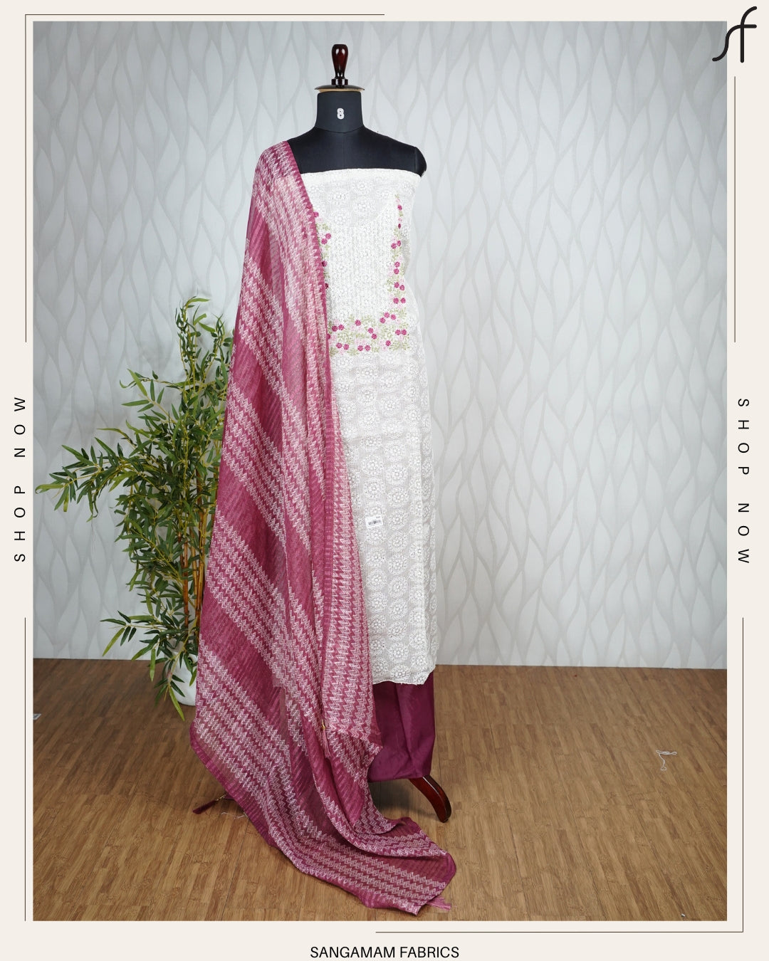 FLORAL EMBROIDERY DETAILED SALWAR SUIT