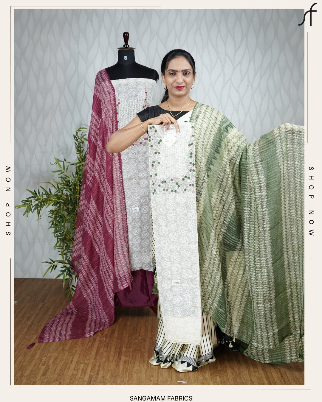 FLORAL EMBROIDERY DETAILED SALWAR SUIT