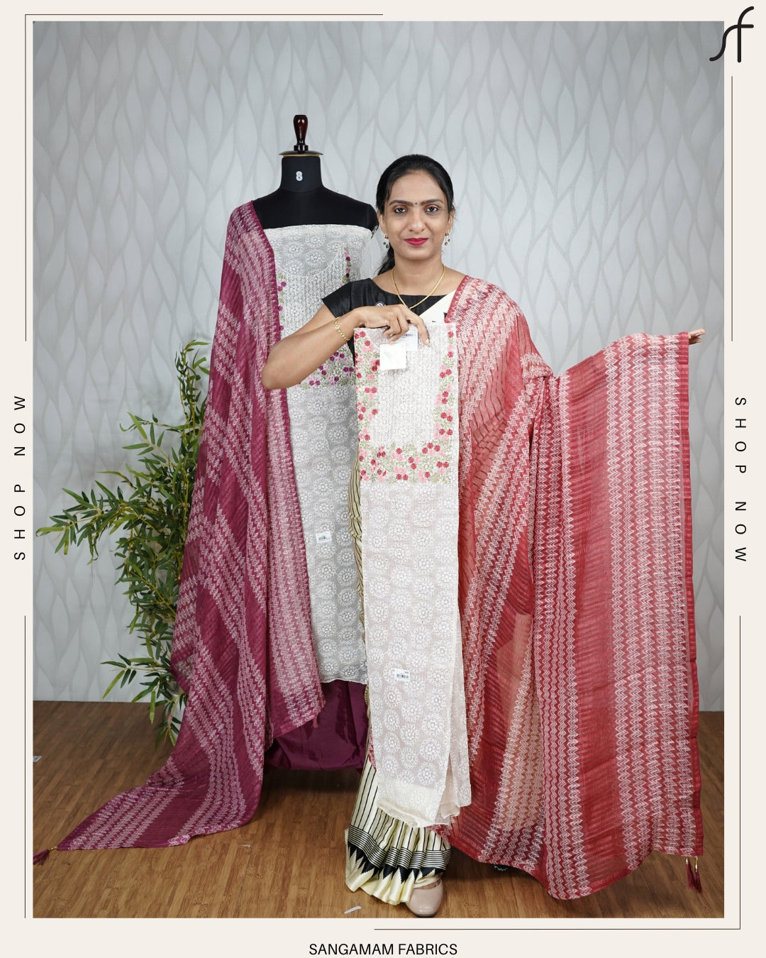 FLORAL EMBROIDERY DETAILED SALWAR SUIT