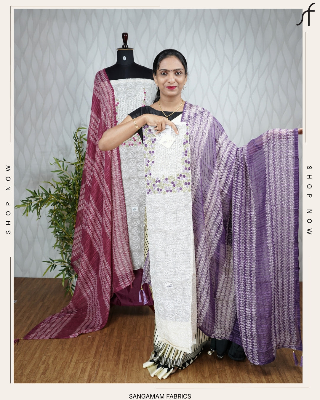 FLORAL EMBROIDERY DETAILED SALWAR SUIT