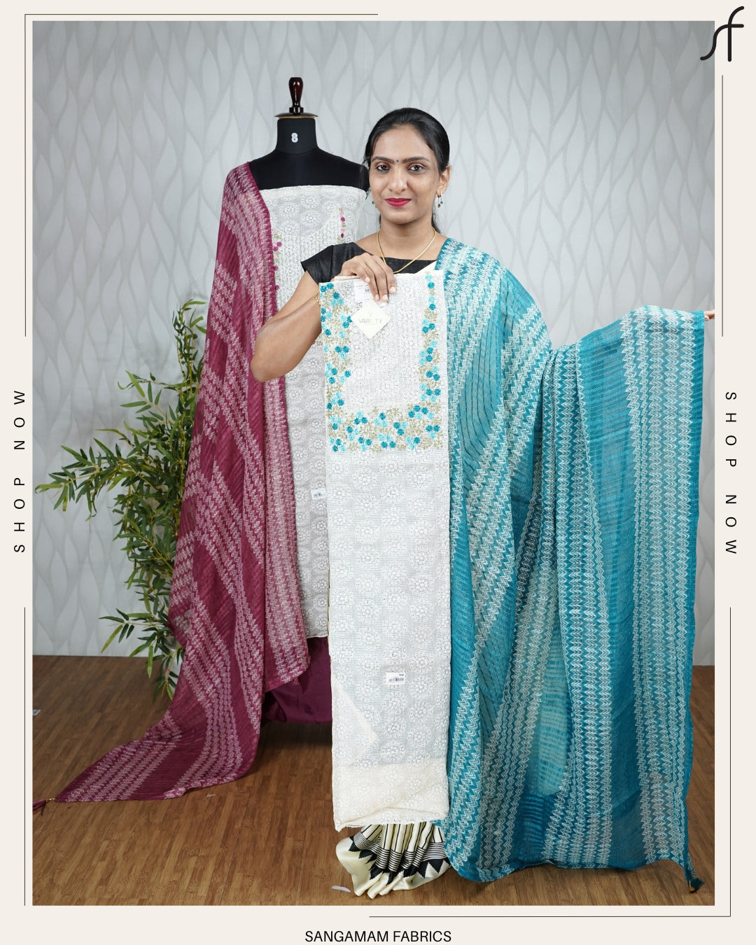 FLORAL EMBROIDERY DETAILED SALWAR SUIT