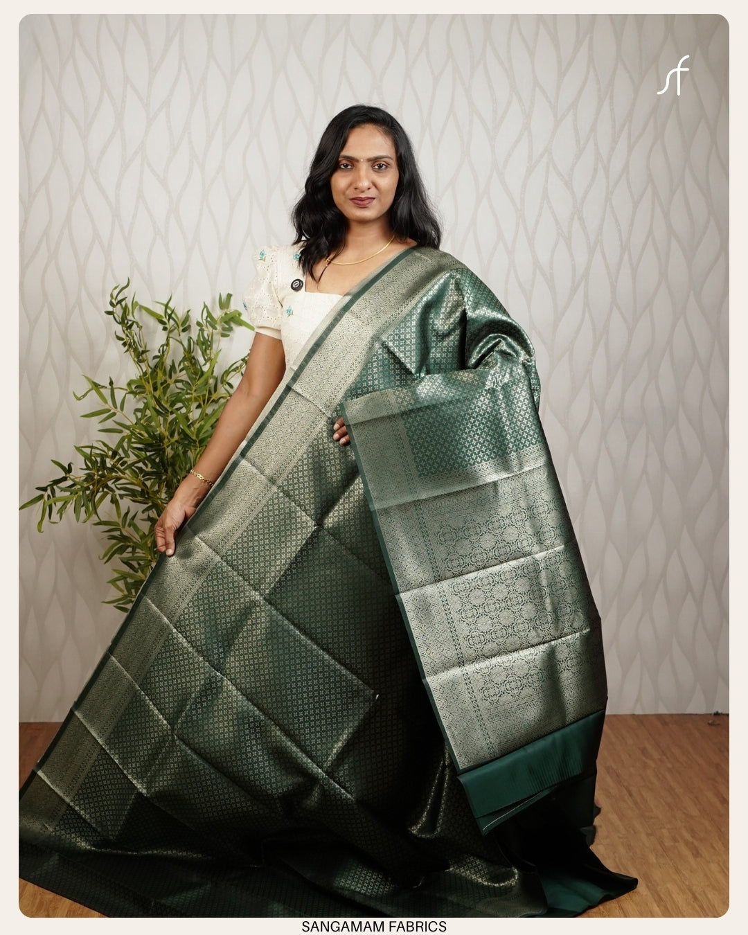 OFFER SALE BROCADE SEMI SILK SAREE