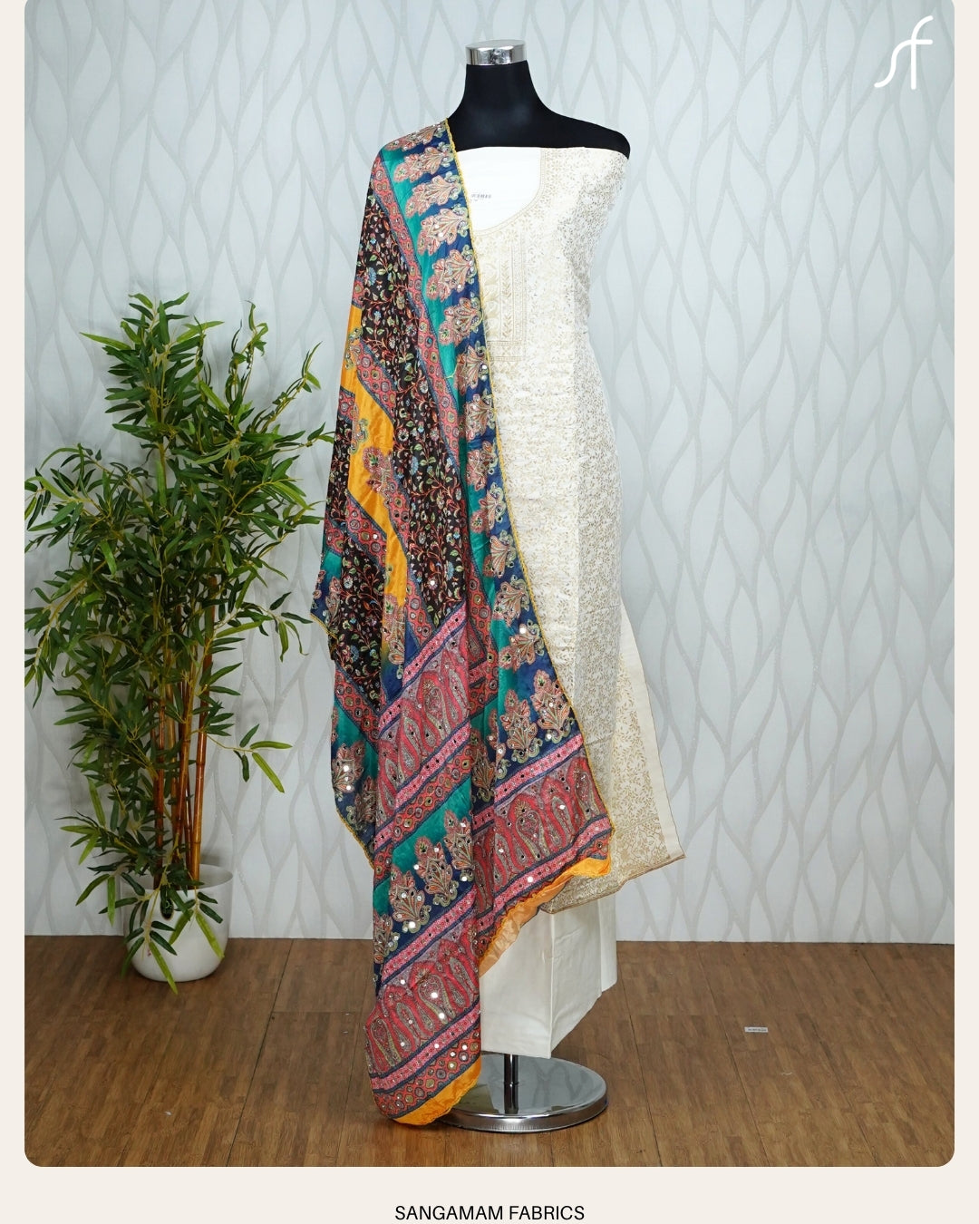 SEMI BANARASI SALWAR SUIT