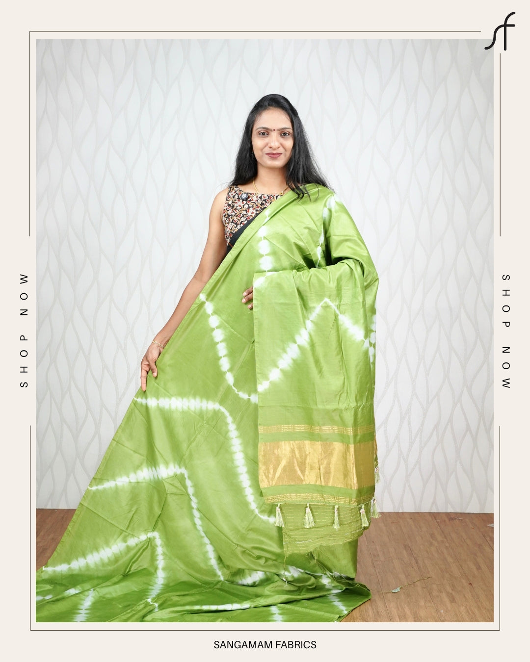LAGDI PATTA BORDER SAREE