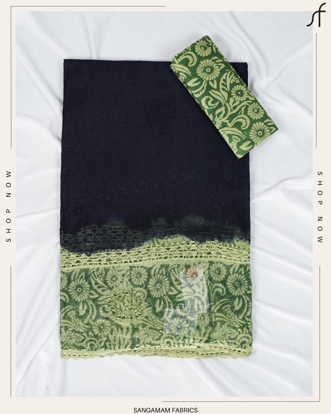 CROCHET COTTA COTTON SAREE
