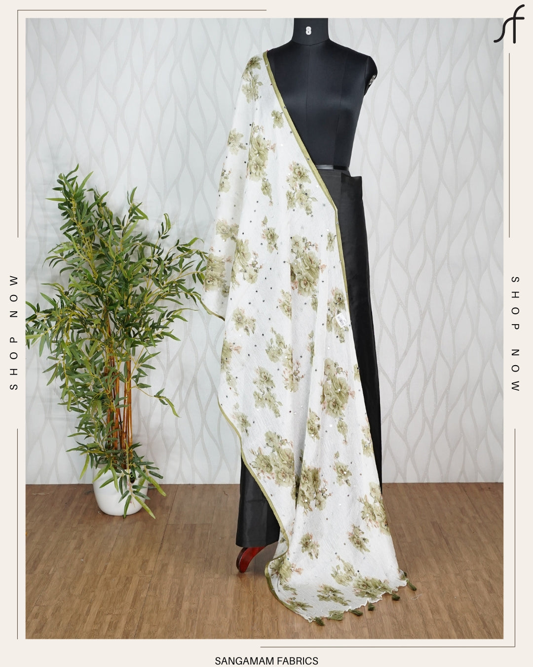 FLORAL DUPATTA