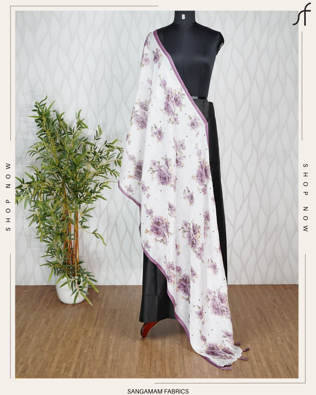 FLORAL DUPATTA