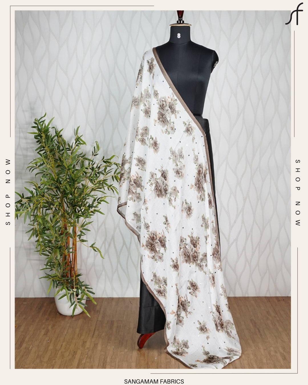 FLORAL DUPATTA