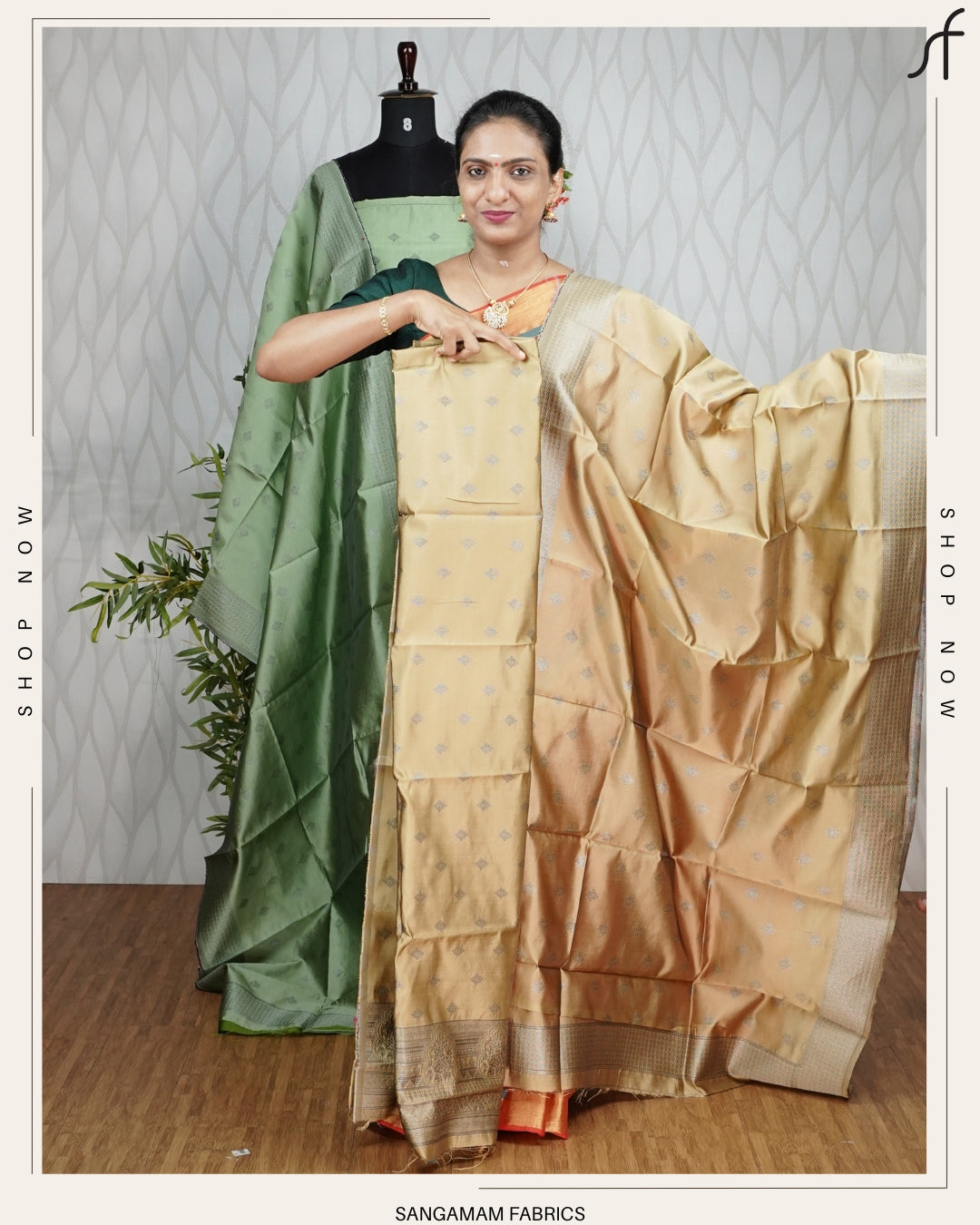 SEMI BANARASI SALWAR SUIT