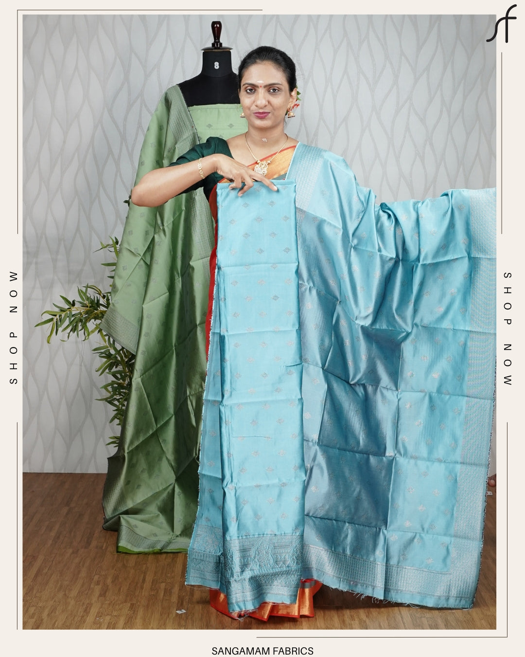 SEMI BANARASI SALWAR SUIT