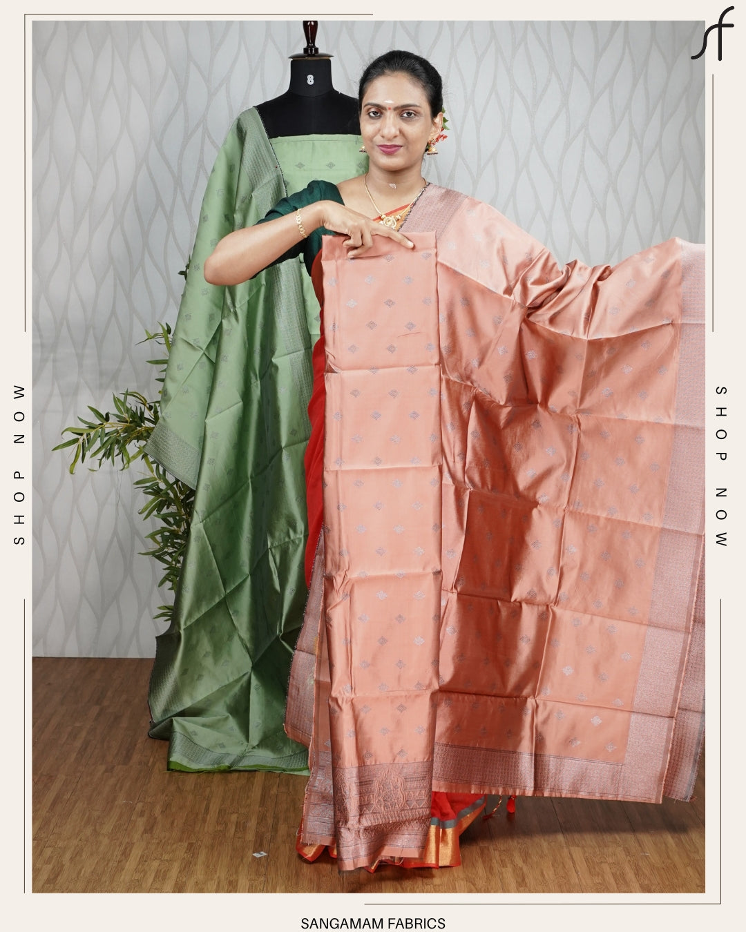 SEMI BANARASI SALWAR SUIT