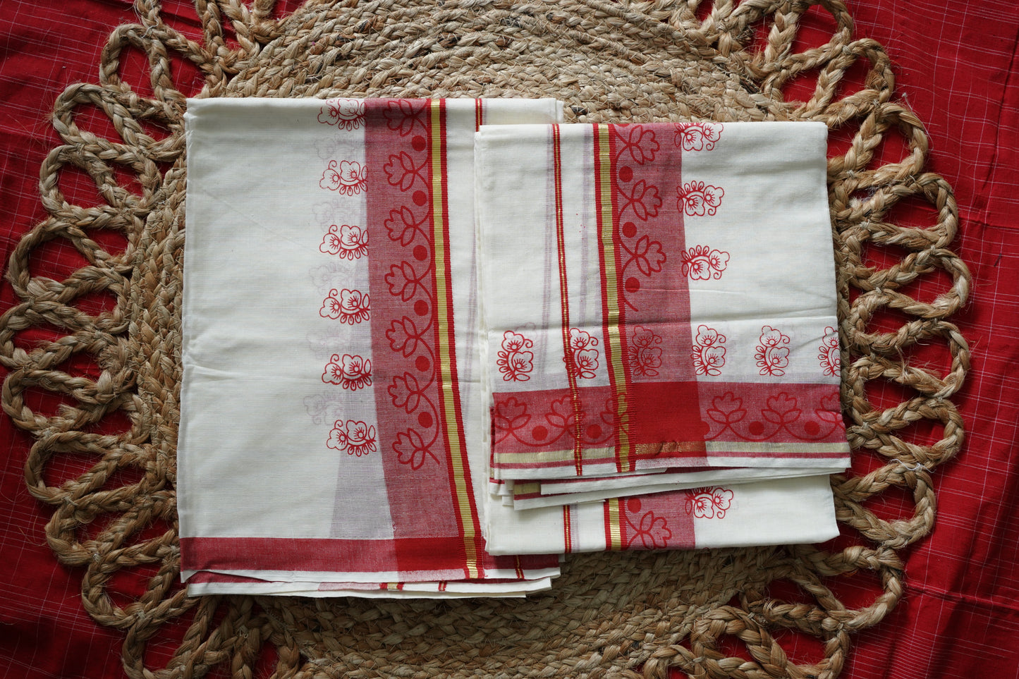 FANCY KERALA COTTON SETMUNDU