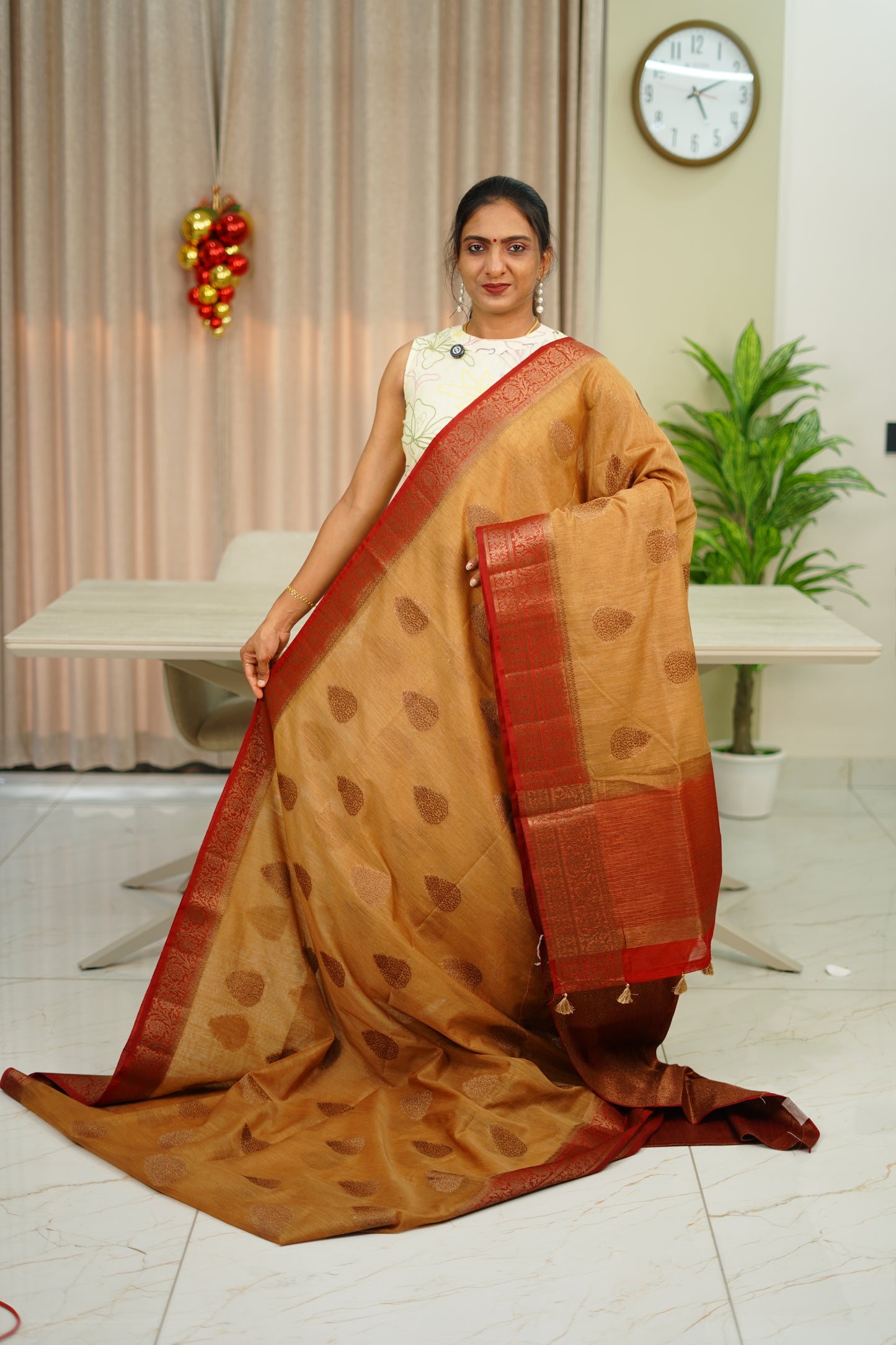 SEMI BANARASI SAREE