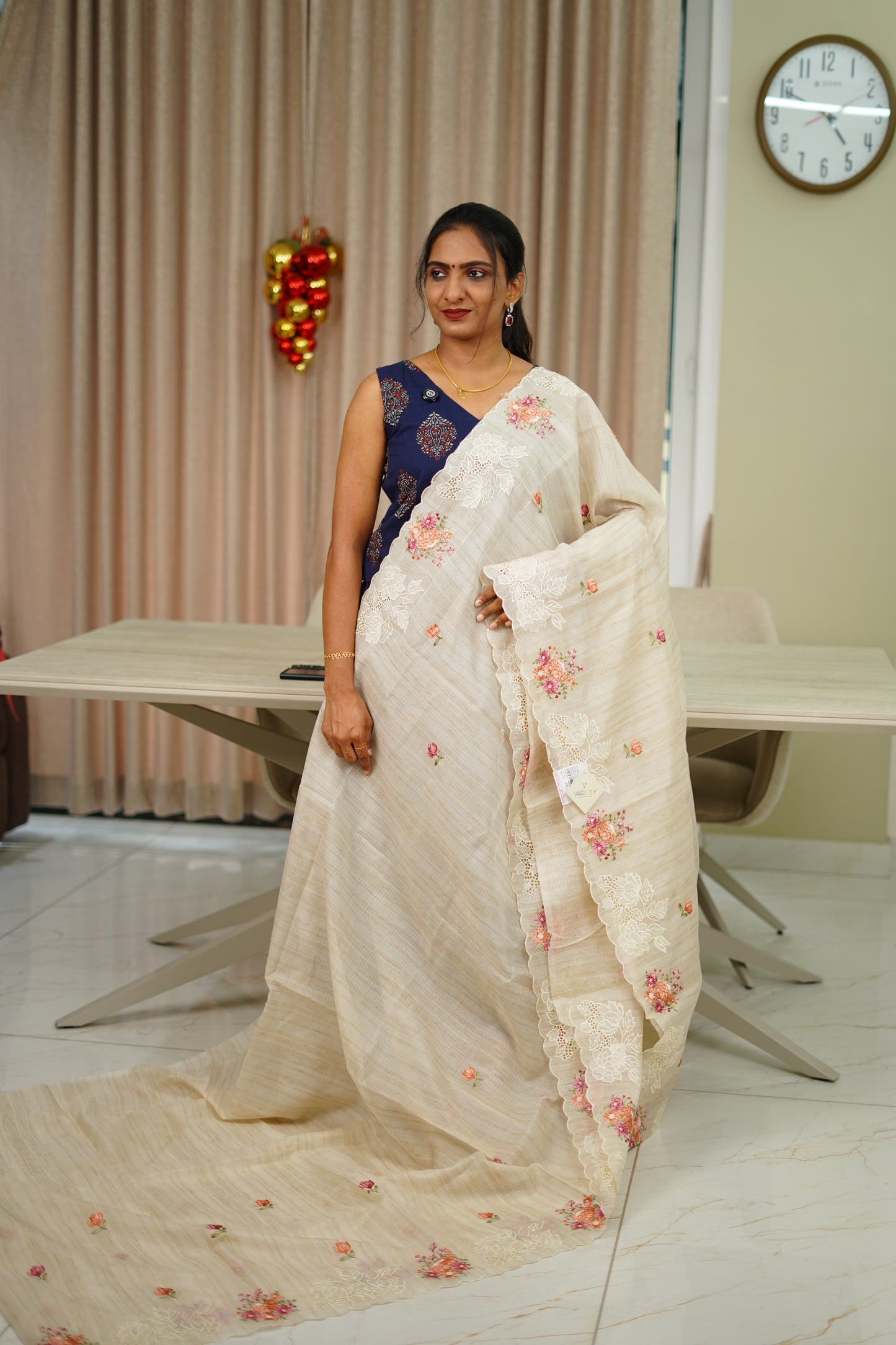 NET COTTA SAREE