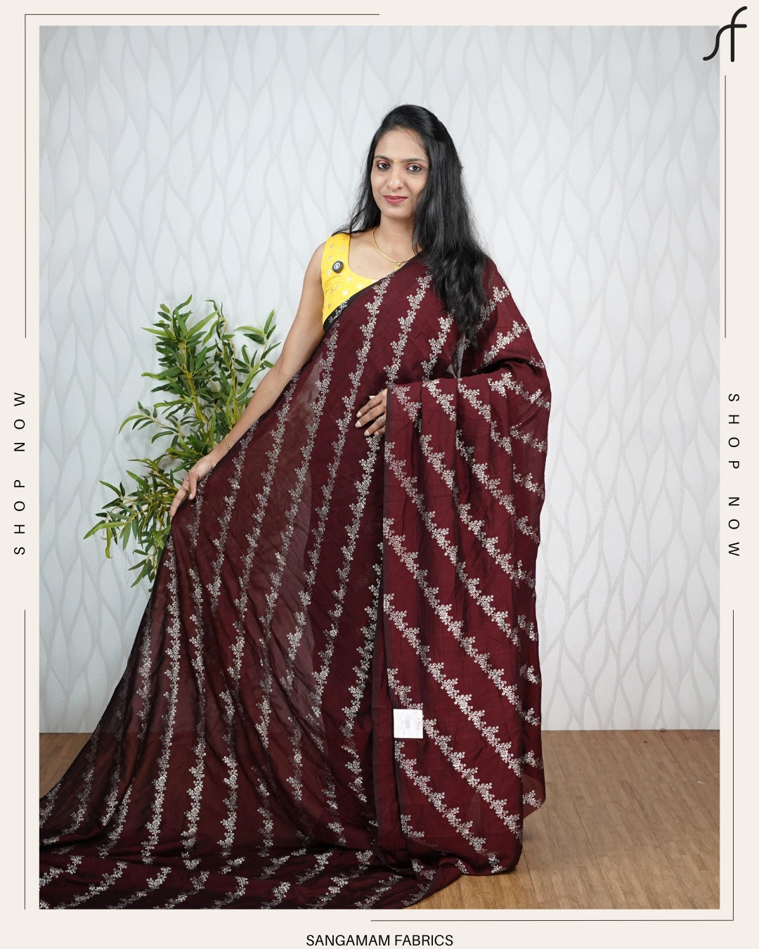 LEHERIYA PRINTED VICHITRA SILK SAREE