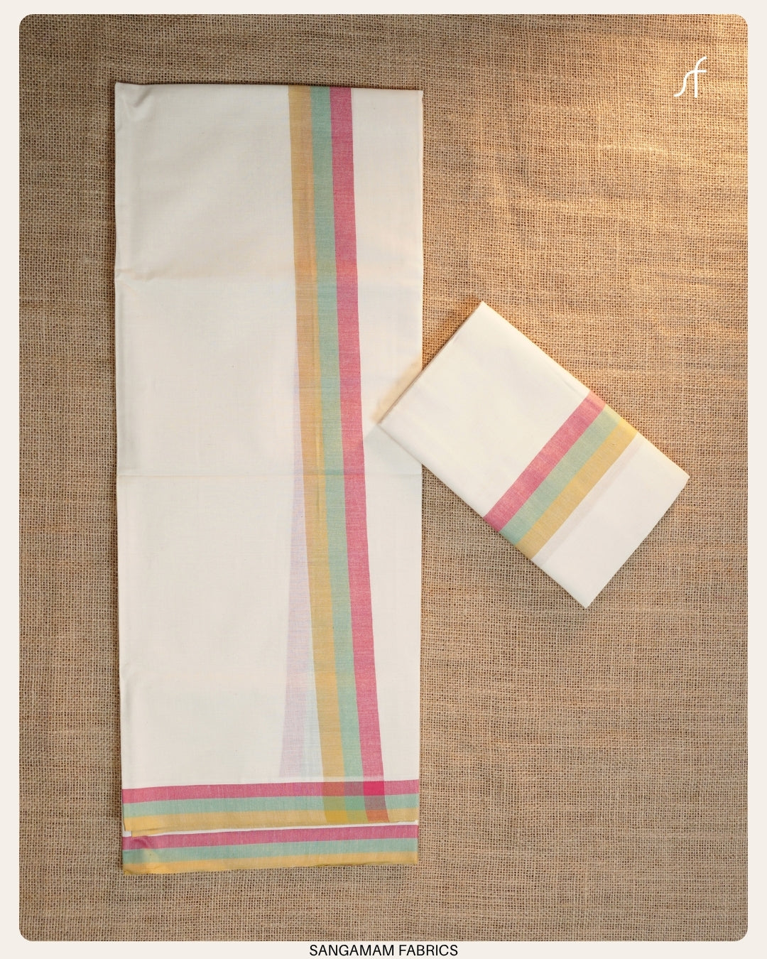 KERALA TRADITIONAL MULLOTH PATTERN SET MUNDU