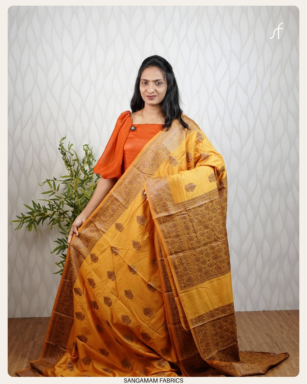 SOFT SEMI CHANDERI SILK BANARASAI SAREE