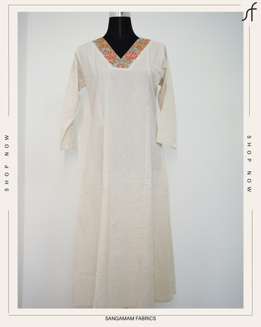 PANEL CUT ALINE DRESS