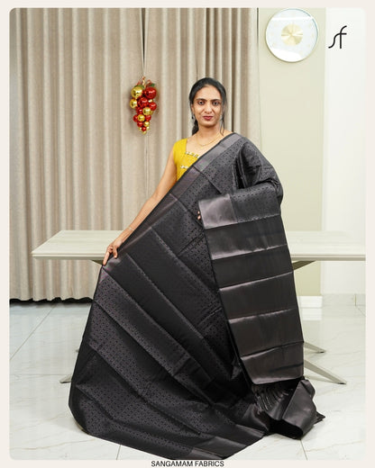 SEMI SILK BROCADE SAREE