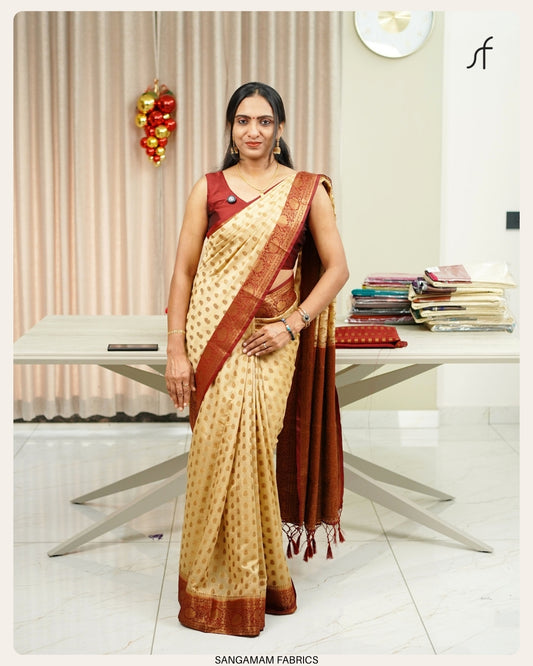 SEMI GEORGETTE BANARASI SAREE