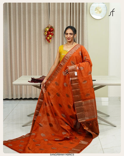 SEMI JUTE  BANARASI SAREE
