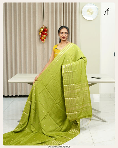 SEMI DOLA SILK BANARASI  SAREE