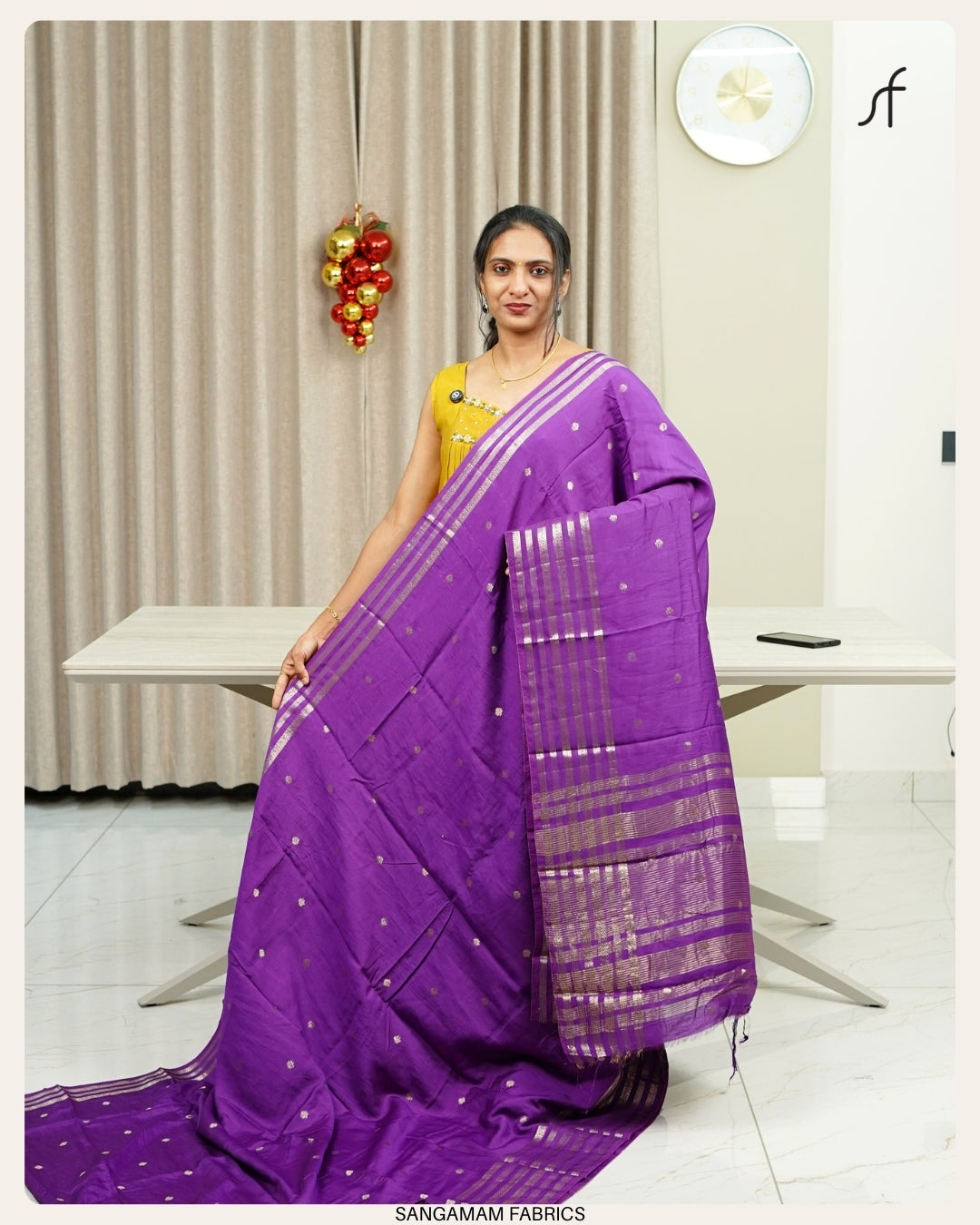 SEMI DOLA SILK BANARASI  SAREE
