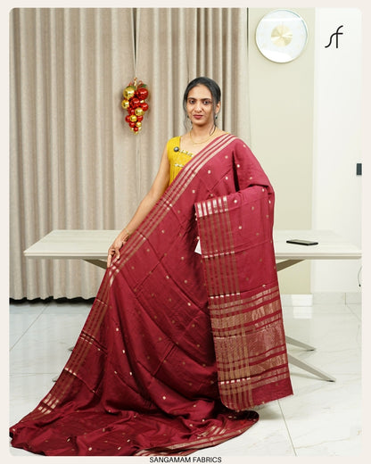 SEMI DOLA SILK BANARASI  SAREE