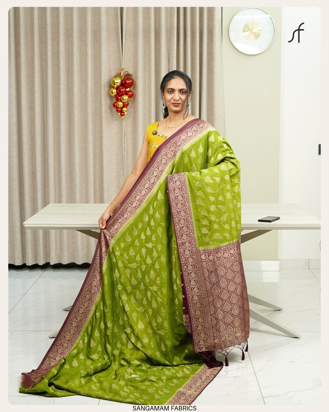 SEMI GEORGETTE BANARASI SAREE