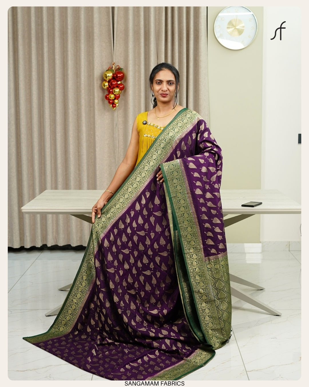 SEMI GEORGETTE BANARASI SAREE