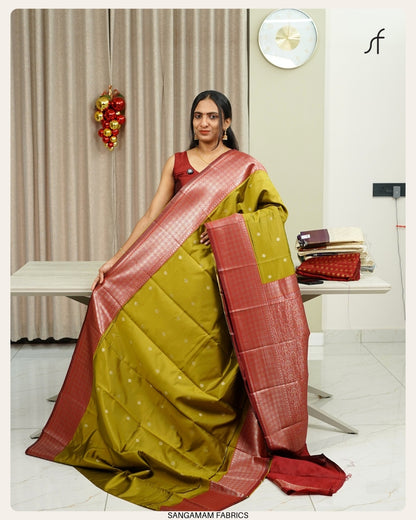 SEMI SOFT SILK BANARASI SAREE