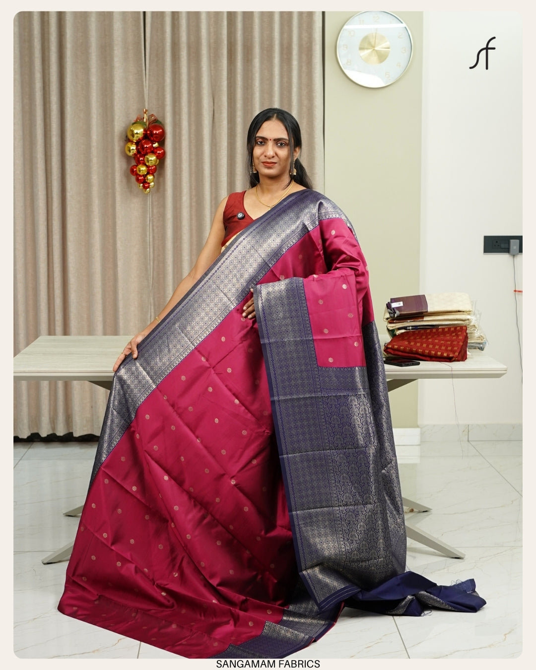 SEMI SOFT SILK BANARASI SAREE