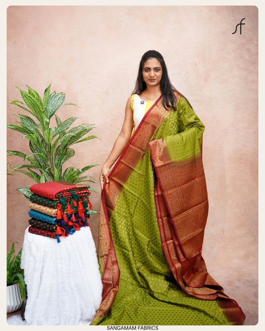 SEMI GEORGETTE BANARASI SAREE
