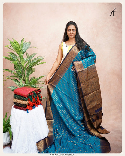 SEMI GEORGETTE BANARASI SAREE