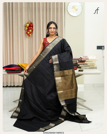 SEMI SILK  BANARASI SAREE