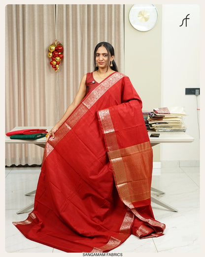 SEMI SILK  BANARASI SAREE