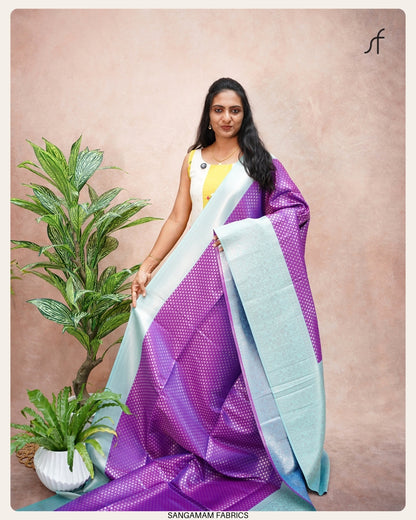 SOFT SILK BROCADE  SAREE