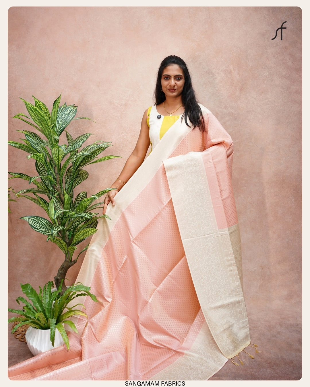 SOFT SILK BROCADE  SAREE