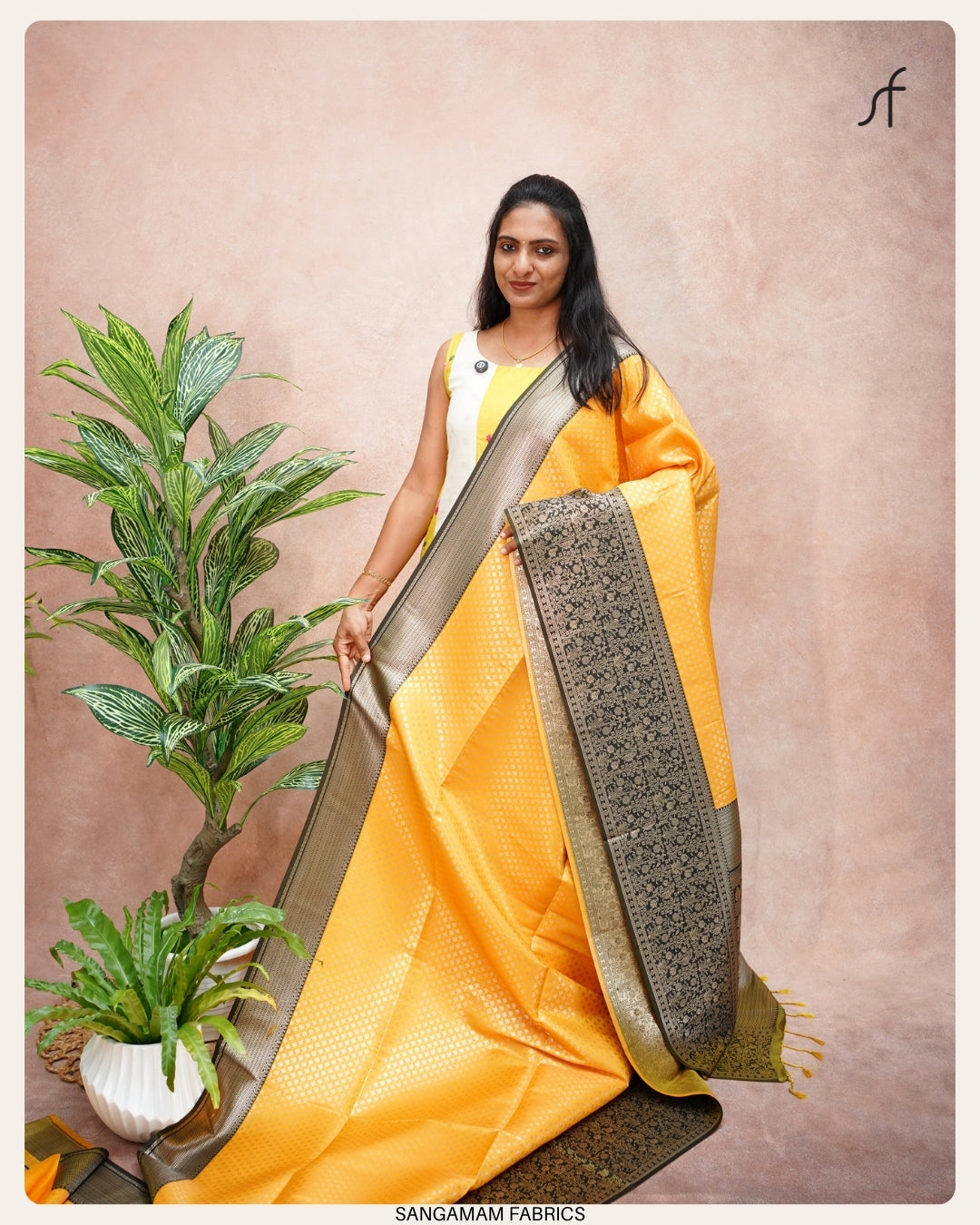 SOFT SILK BROCADE  SAREE
