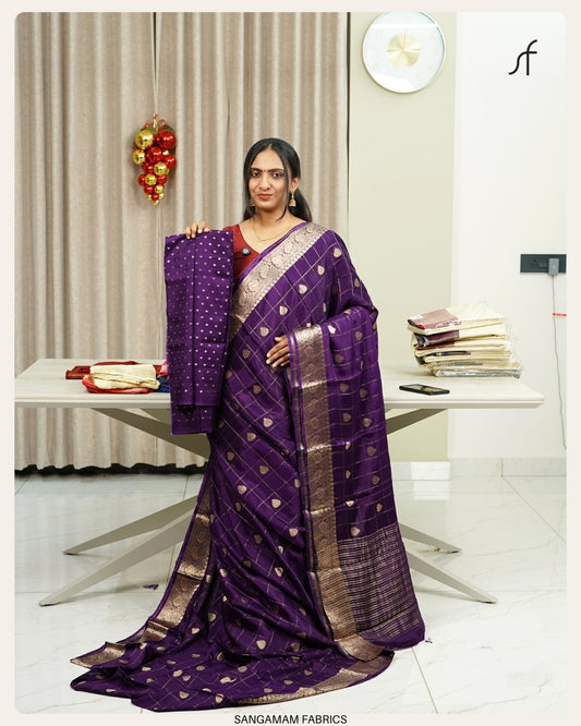 VISCOSE GEORGETTE BANARASI SAREE