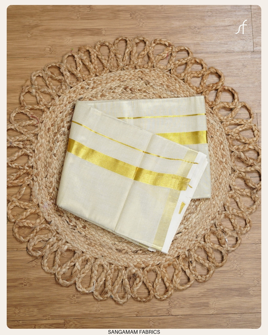 TISSUE SILK GOLDEN SINGLE MUNDU