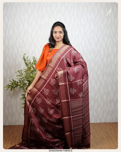 DAILY WEAR SEMI TUSSAR SILK SAREE