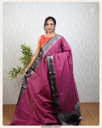 SEMI JUTE  SAREE