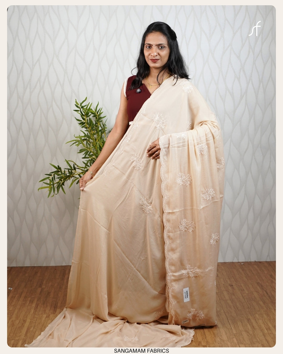 SILKY GEORGETTE PARTY WEAR  SAREE