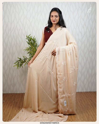 SILKY GEORGETTE PARTY WEAR  SAREE